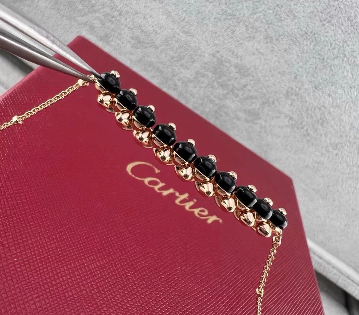 [Avelora Jewelry]CLASH COLLECTION AGATE CHALCEDONY STUD NECKLACE
