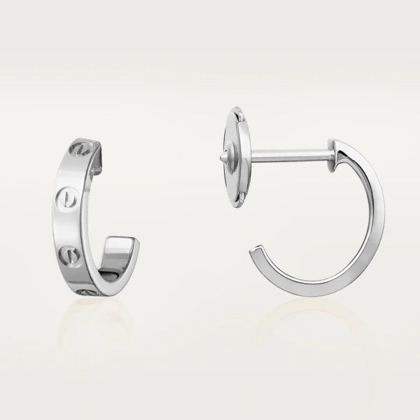 [Avelora Jewelry ]LOVE EARRINGS 2.65MM SILVER