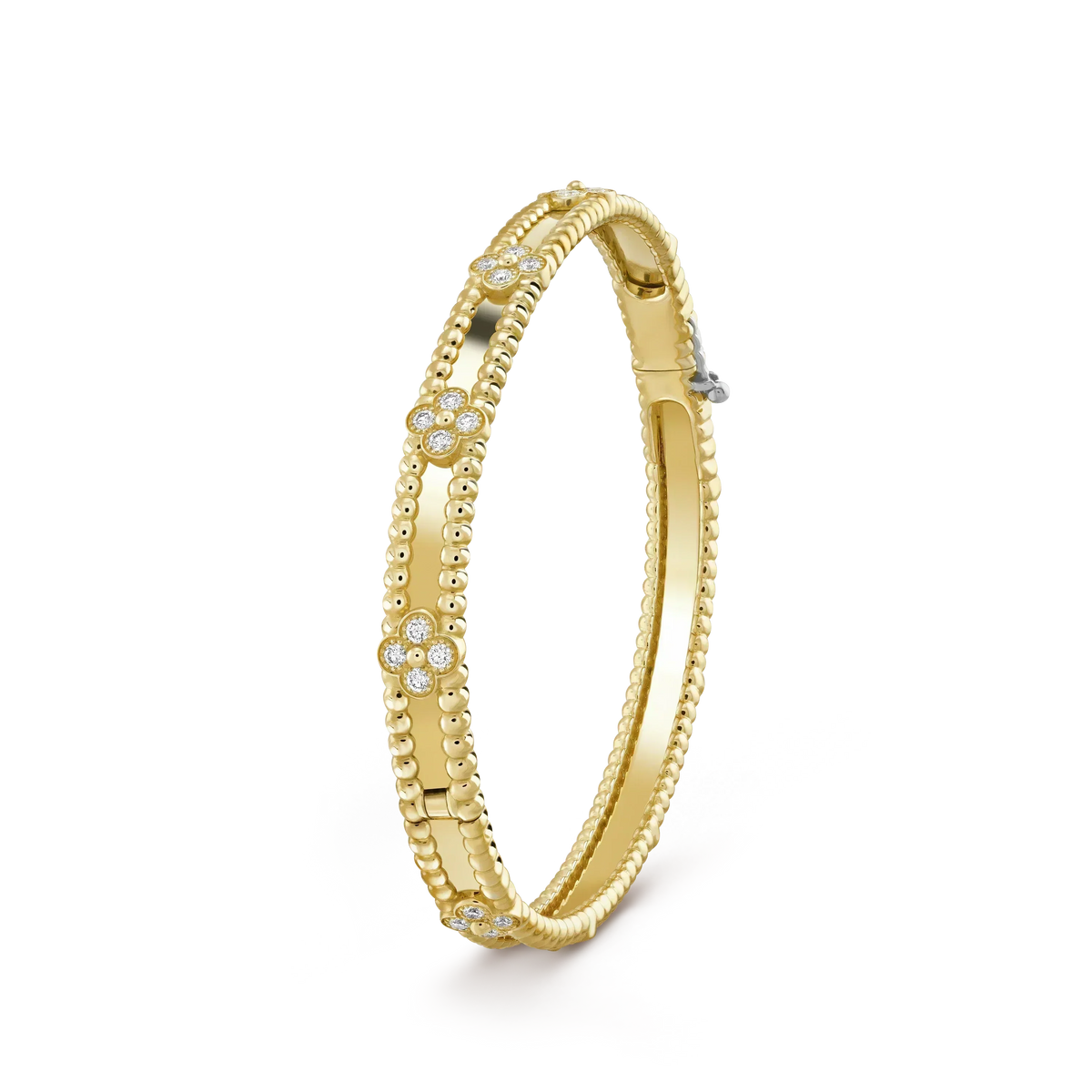 [Avelora Jewelry ]CLOVER BRACELET 4MM DIAMONDS
