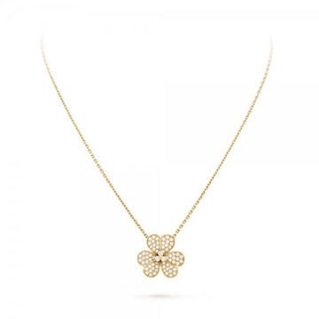 [Avelora Jewelry ]FLOWER DIAMOND NECKLACE