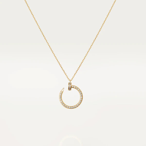 [Avelora Jewelry ]JUSTE NECKLACE GOLD DIAMONDS