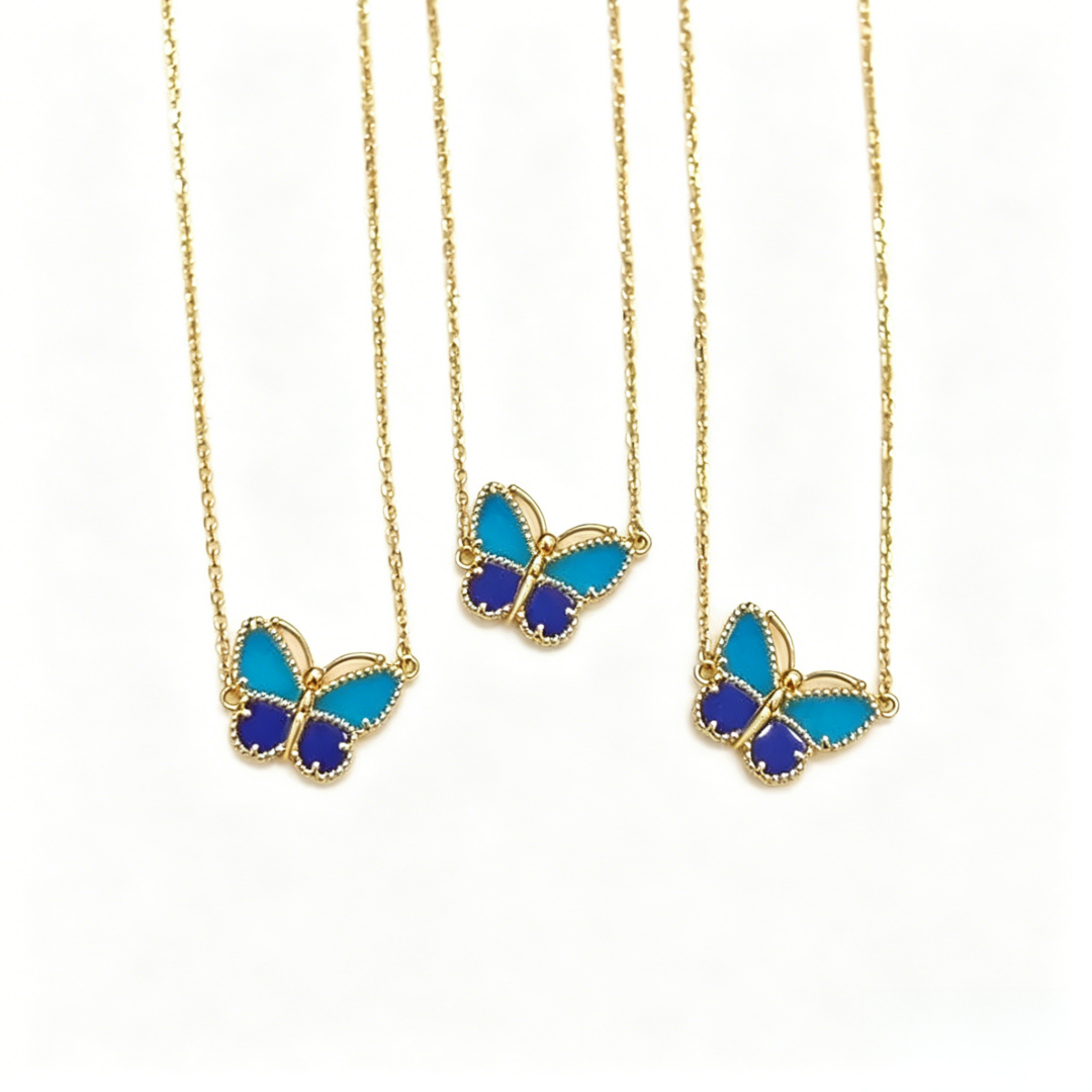 [Avelora Jewelry] 2026 NEW LUCKY BUTTERFLY 1 MOTIFS NECKLACE