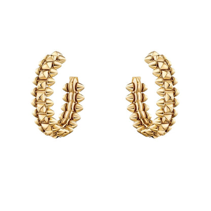 [Avelora]CLASH DE 6.4MM HOOP SMALL MODEL EARRINGS