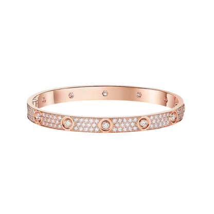 [Avelora]CLASSIC 6.1MM LOVE BANGLE - 10-DIAMOND FULL PAVÉ