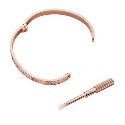 [Avelora]CLASSIC 6.1MM LOVE BANGLE - FULL PAVÉ