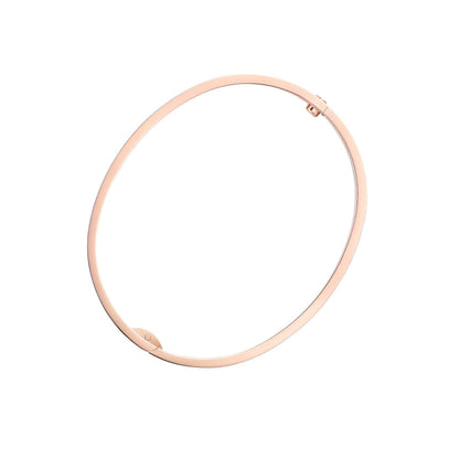 [Avelora]CLASSIC 6.1MM LOVE SINGLE-SCREW CLOSURE BANGLE - 10-DIAMOND