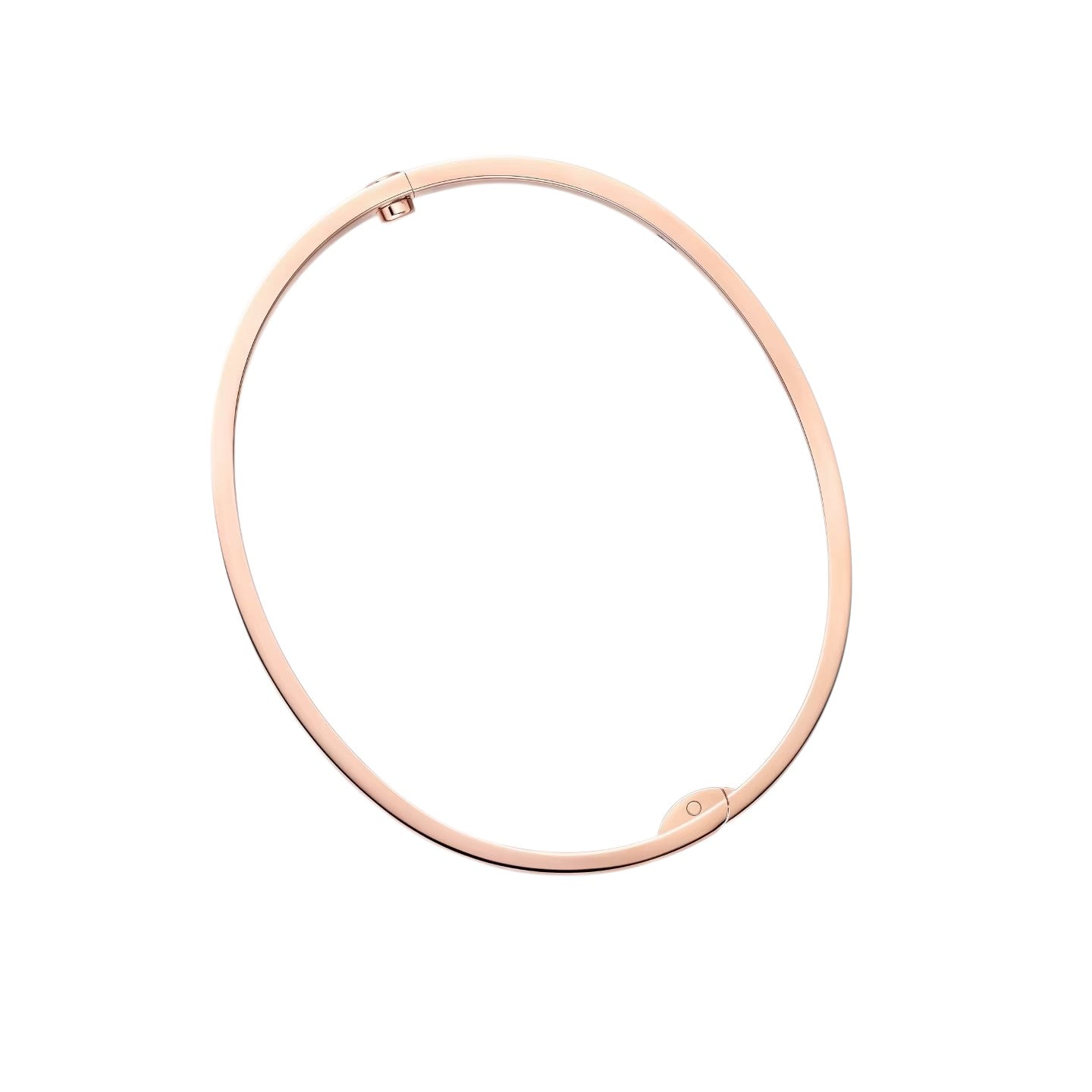 [Avelora]CLASSIC 6.1MM LOVE SINGLE-SCREW CLOSURE BANGLE - 4-DIAMOND