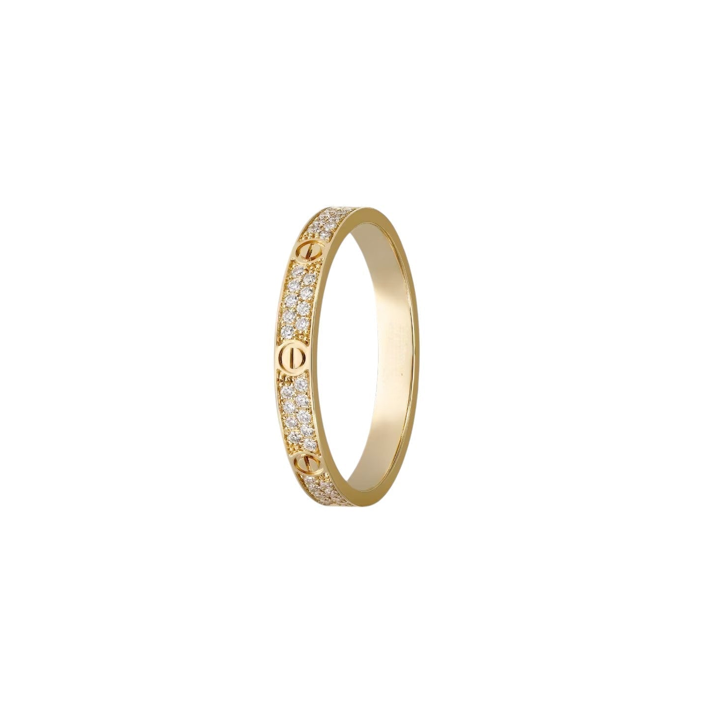 [Avelora]LOVE 2.6MM PAVÉ DIAMOND RING
