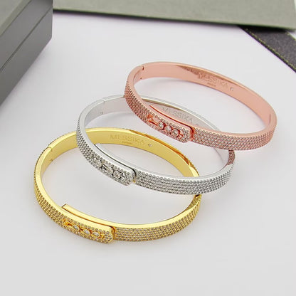 [Avelora]MOVE NOA FULL-PAVÉ DIAMOND BANGLE BRACELET