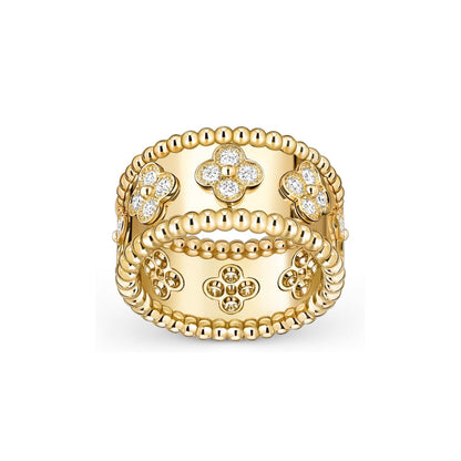 [Avelora]KALEIDOSCOPE RADIANCE WIDE BAND RING