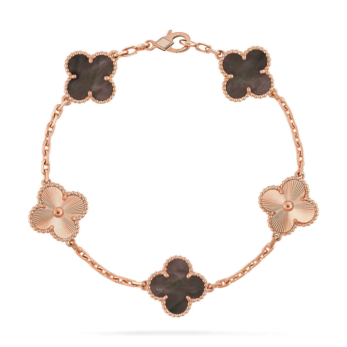 [Avelora Jewelry ] CLOVER 5 MOTIF GRAY MOP BRACELET COLLECTION