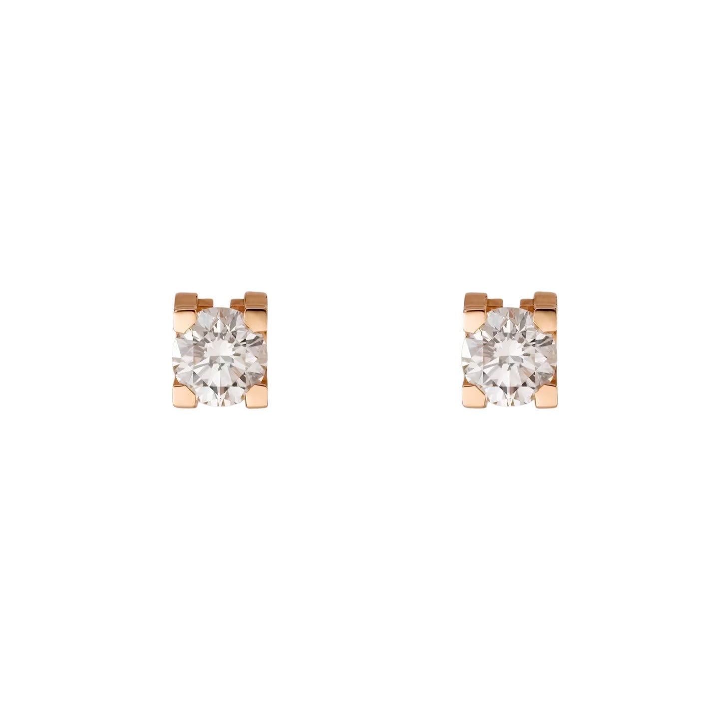 [Avelora]C DE DIAMOND STUD EARRINGS