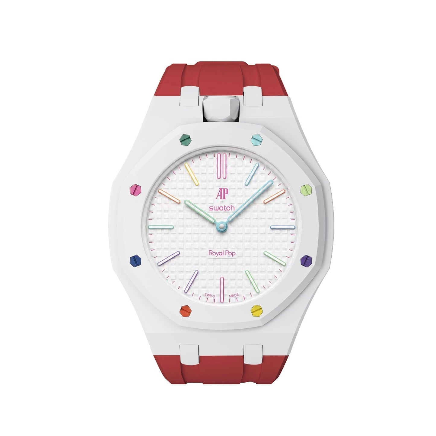 [Avelora]Royal Oak Pop Exclusive Bioceramic Case & Silicone Strap Mix Color