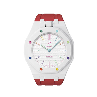 [Avelora]Royal Oak Pop Exclusive Bioceramic Case & Silicone Strap Mix Color