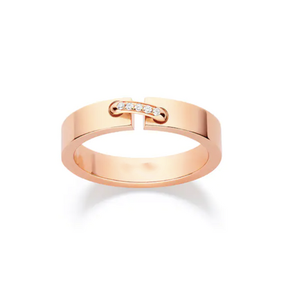 [Avelora]ALLIANCE LIENS VIDENCE DIAMOND 4MM RING