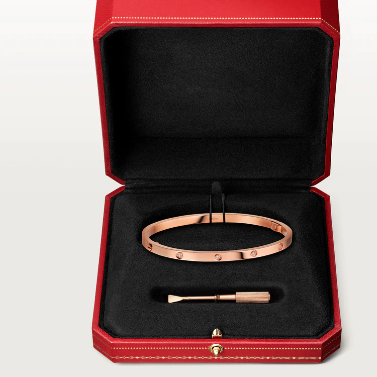 [Avelora Jewelry ]LOVE BRACELET 3.65MM 10 DIAMONDS