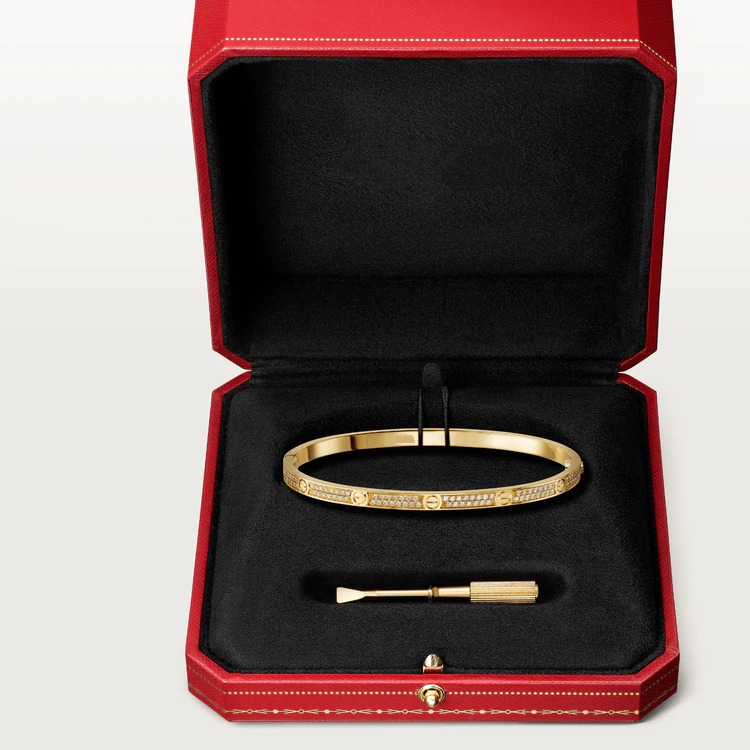 [Avelora Jewelry ]LOVE BRACELET 3.65MM DIAMOND-PAVED