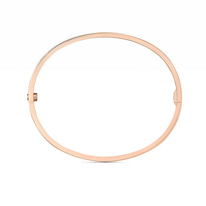 [Avelora]LOVE 3.65MM SMALL MODEL BANGLE - 10-DIAMOND