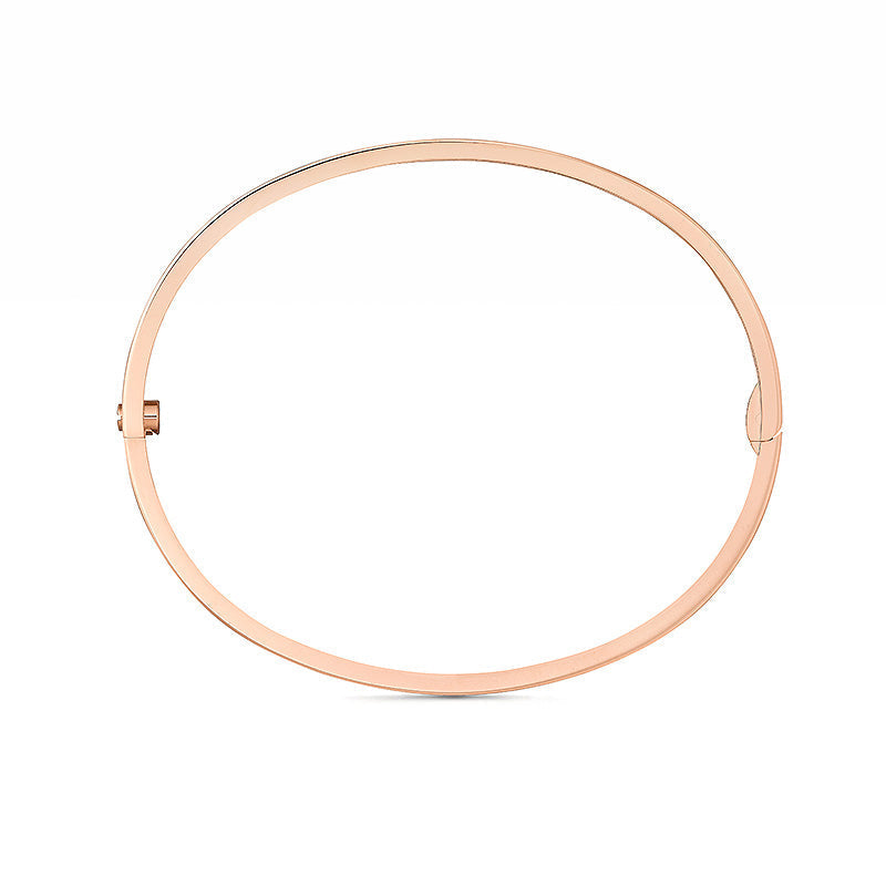 [Avelora]LOVE 3.65MM SMALL MODEL BANGLE - 6-DIAMOND