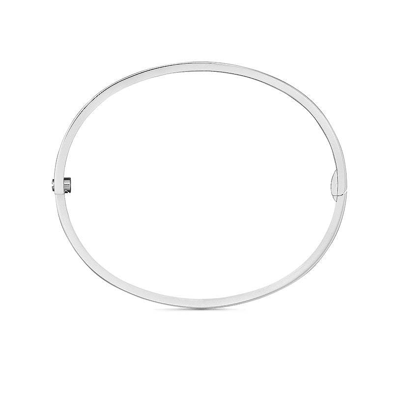 [Avelora]LOVE 3.65MM SMALL MODEL BANGLE - 6-DIAMOND