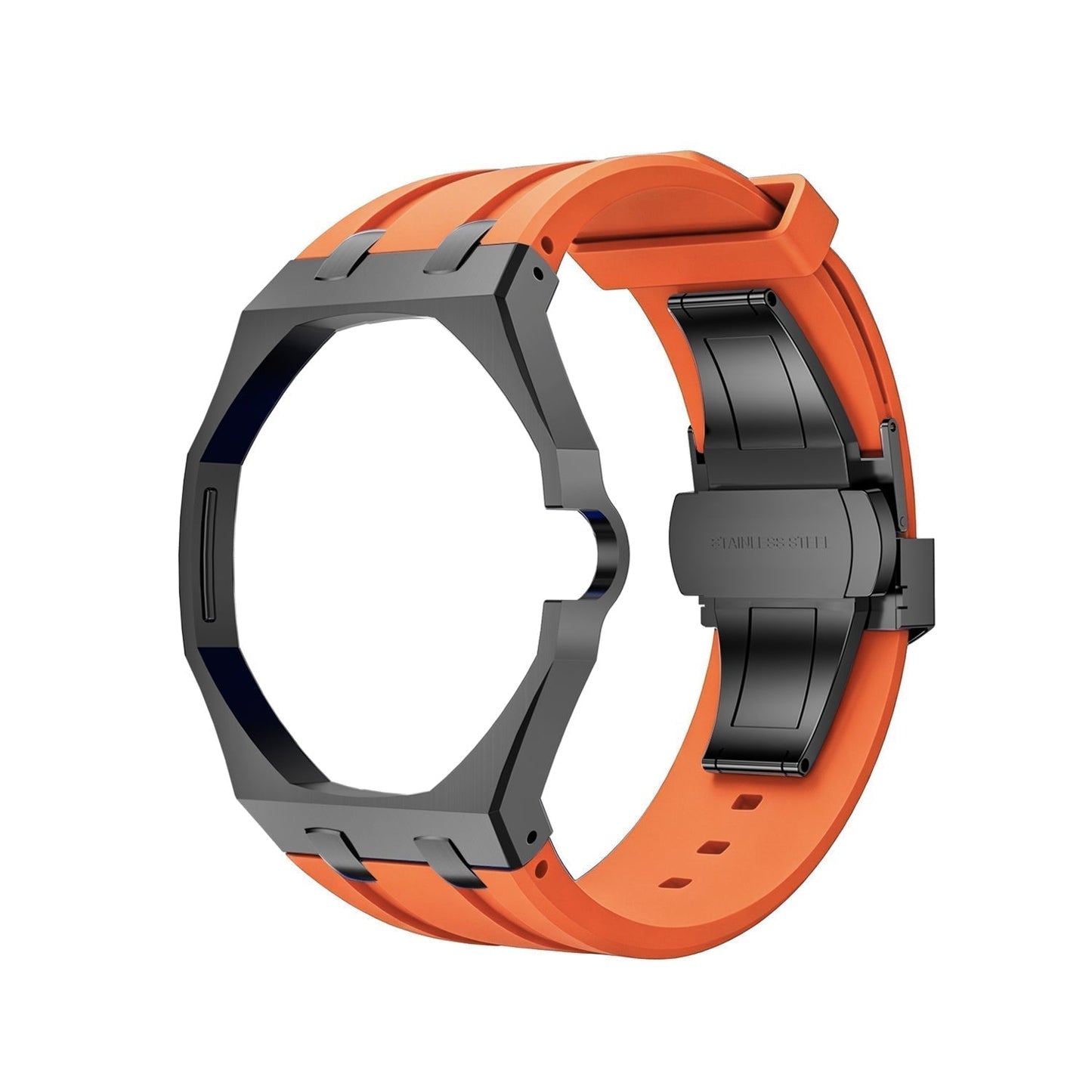 [Avelora]OAK POP BLACK STEEL CASE & SILICONE STRAP