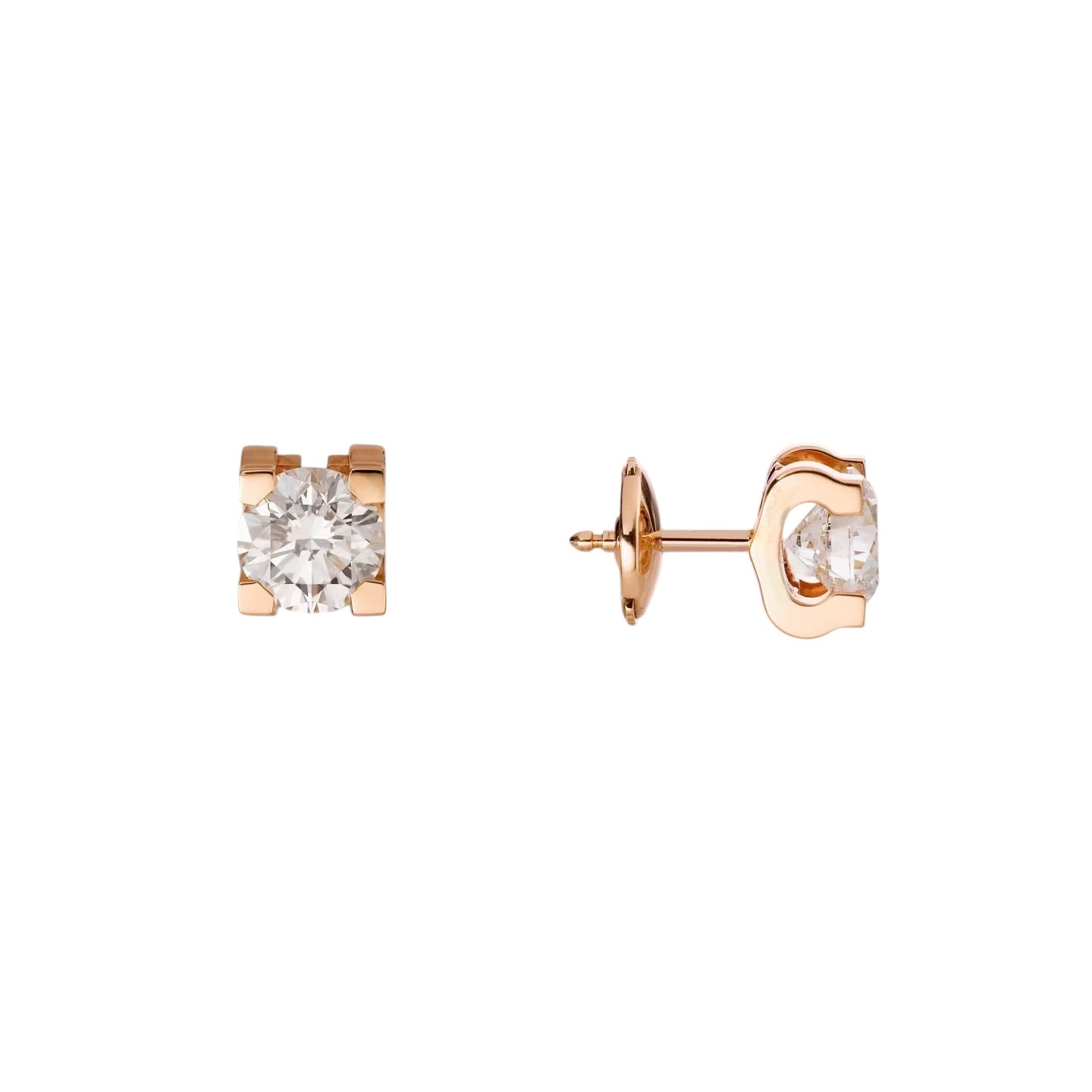 [Avelora]C DE DIAMOND STUD EARRINGS