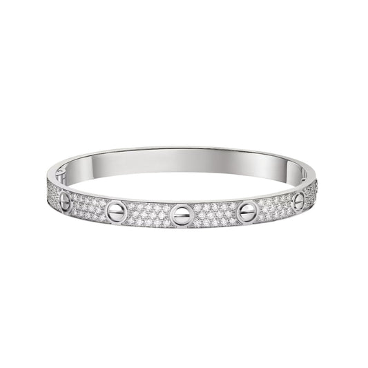 [Avelora]CLASSIC 6.1MM LOVE BANGLE - FULL PAVÉ