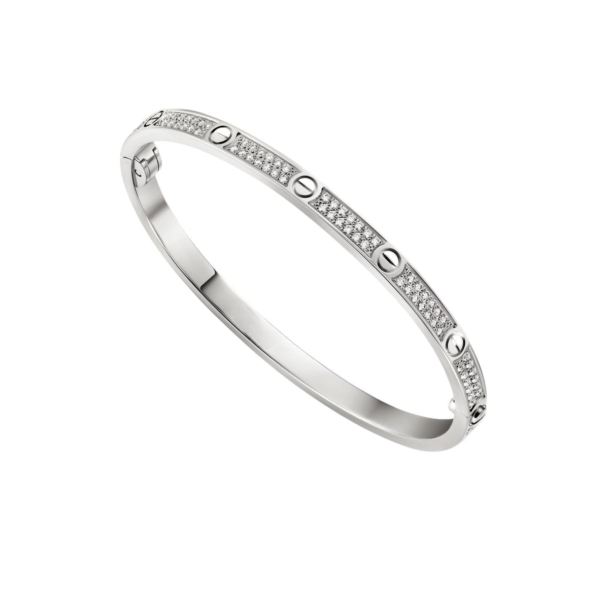 [Avelora jewelry]CLASSIC 3.65MM LOVE FULL PAVE BANGLE