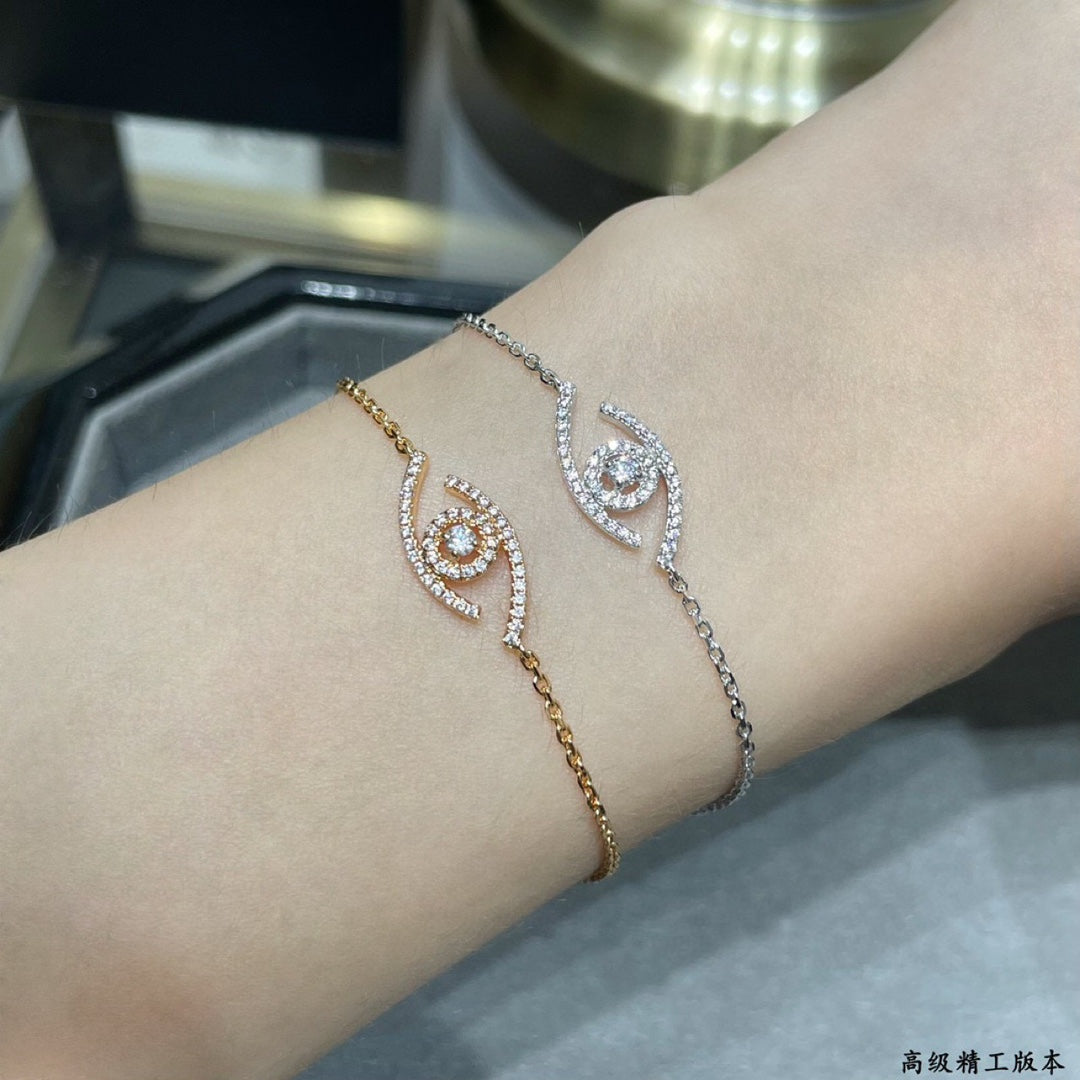 [Avelora Jewelry]Lucky Eye Pave-Set Diamond Bracelet