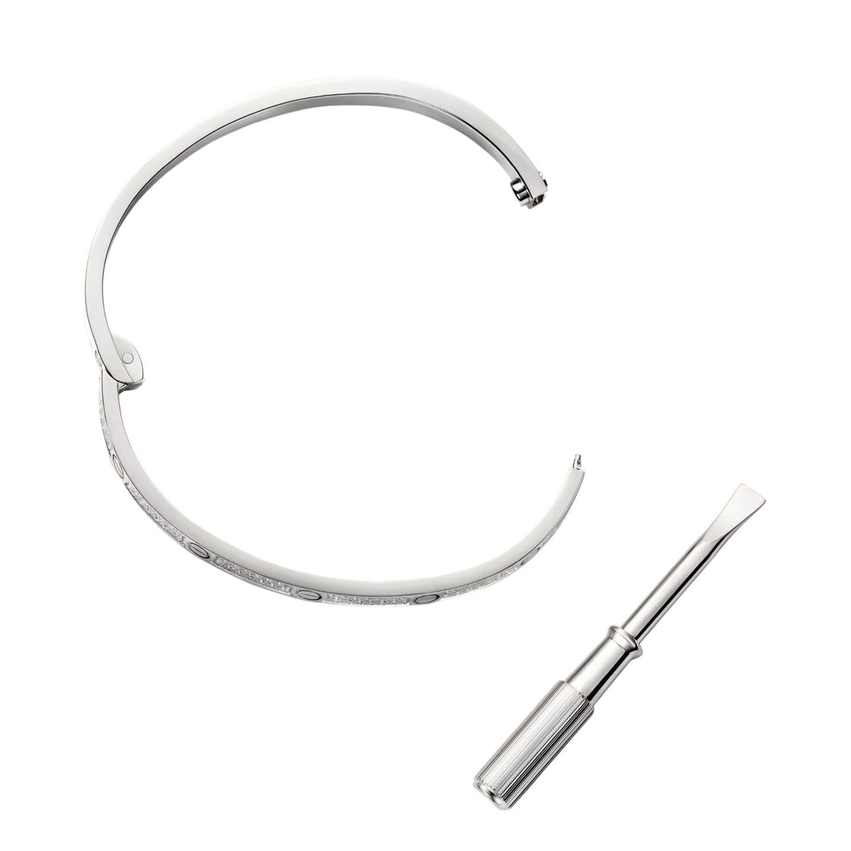 [Avelora jewelry]CLASSIC 3.65MM LOVE FULL PAVE BANGLE
