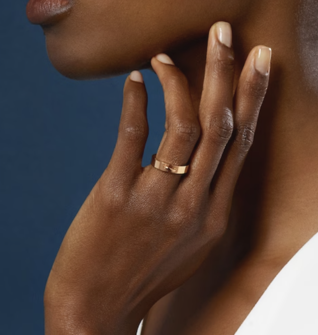 [Avelora]ALLIANCE LIENS VIDENCE 4MM RING