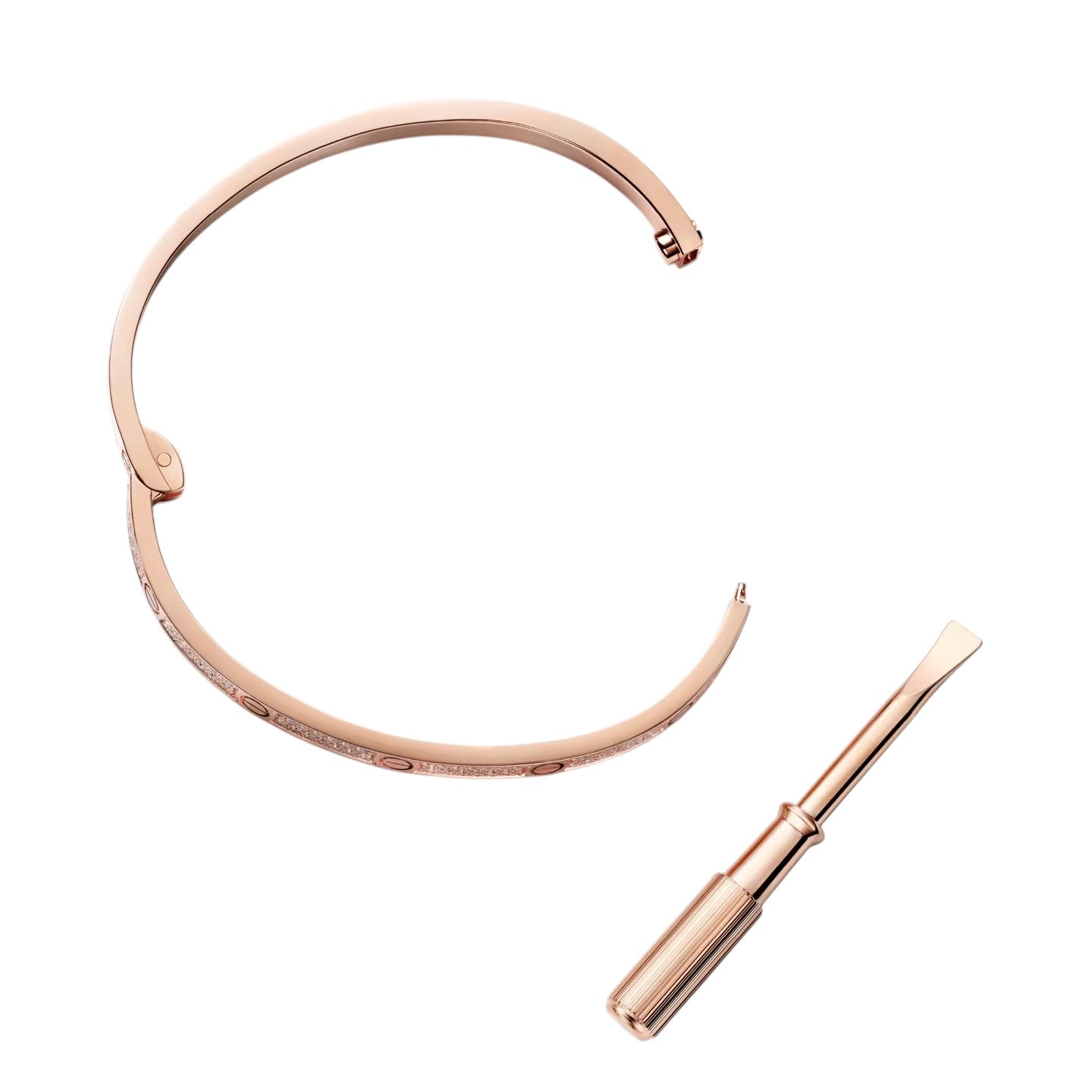 [Avelora]CLASSIC 3.65MM LOVE FULL PAVE BANGLE
