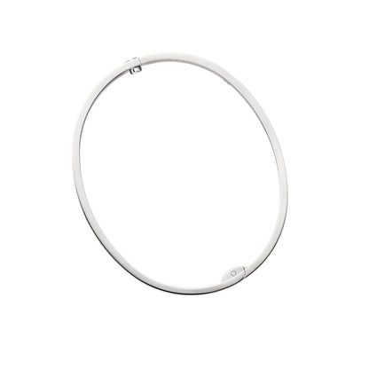 [Avelora]CLASSIC 6.1MM LOVE SINGLE-SCREW CLOSURE BANGLE - 4-DIAMOND