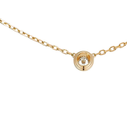 [Avelora]LOVE SCREW PENDANT SINGLE DIAMOND NECKLACE