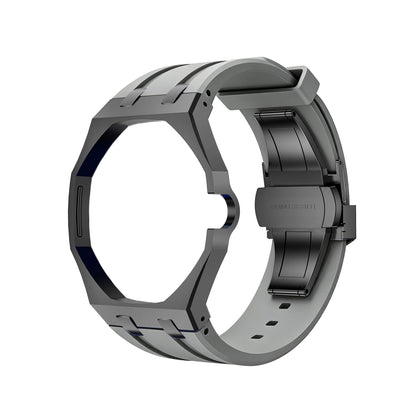 [Avelora]OAK POP BLACK STEEL CASE & SILICONE STRAP
