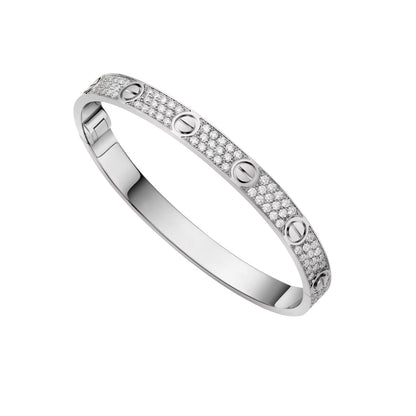 [Avelora]CLASSIC 6.1MM LOVE BANGLE - FULL PAVÉ