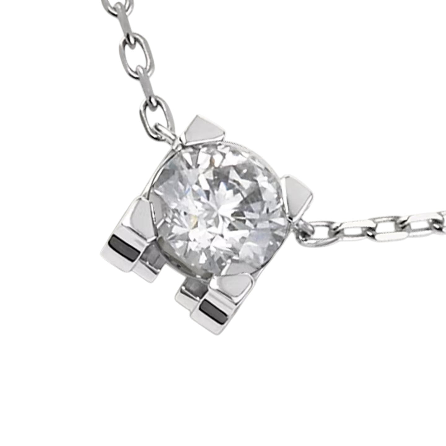 [Avelora]C DE PENDANT DIAMOND NECKLACE