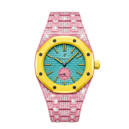 [Avelora]Royal Oak Pop Exclusive Bioceramic Case & Bioceramic Strap Full Diamond