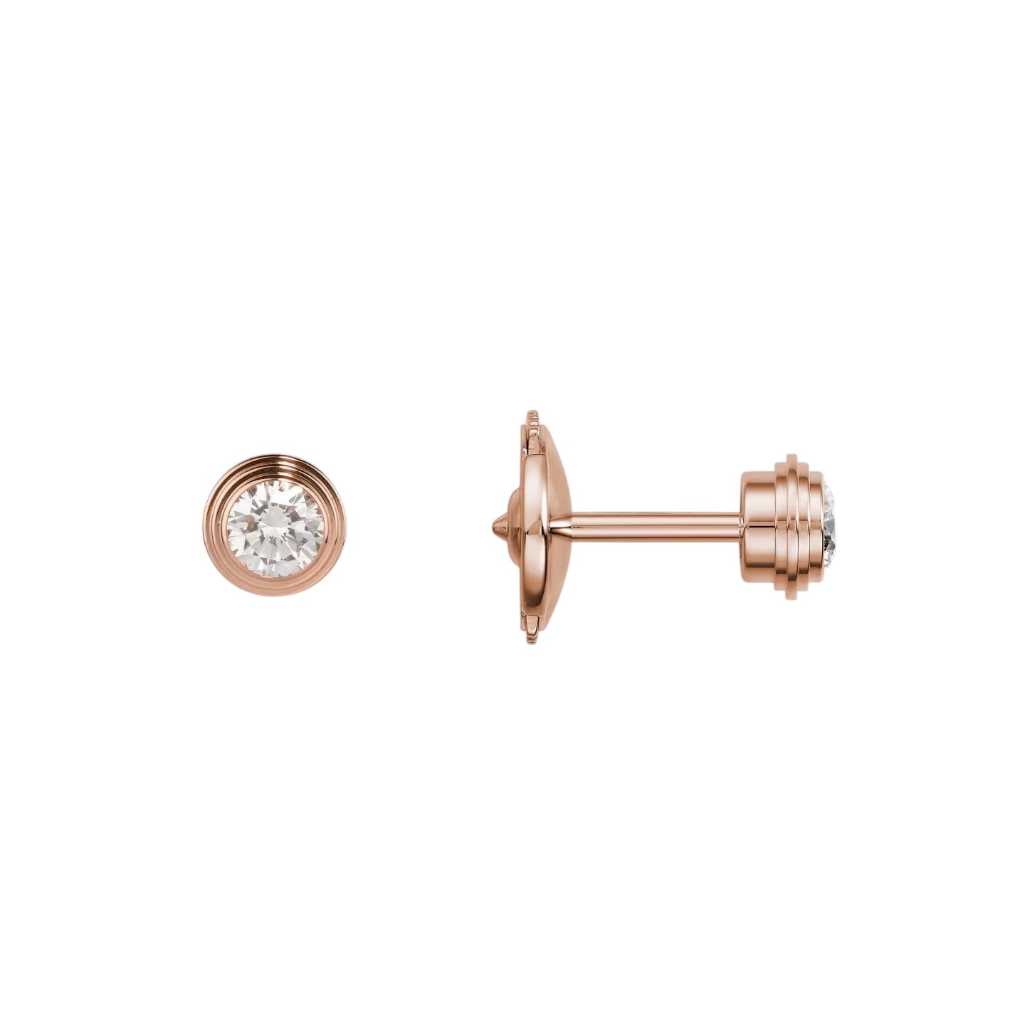[Avelora]D'AMOUR 5MM DIAMOND STUD EARRINGS