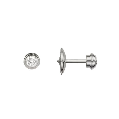 [Avelora]D'AMOUR 5MM DIAMOND STUD EARRINGS
