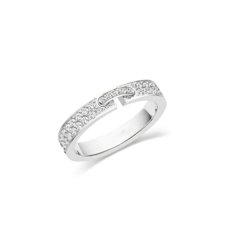 [Avelora]ALLIANCE LIENS VIDENCE PAVED DIAMOND 4MM RING