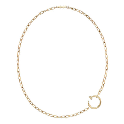 [Avelora]CLOU DIAMOND NAIL PENDANT NECKLACE