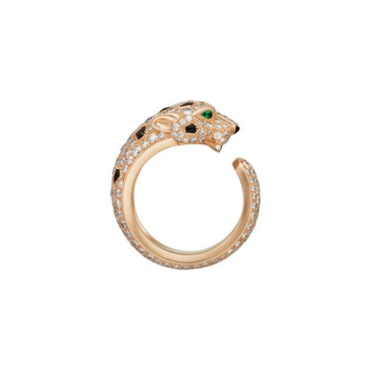[Avelora]PANTHÈRE DE DIAMOND HALF-PAVÉ MEDIUM RING