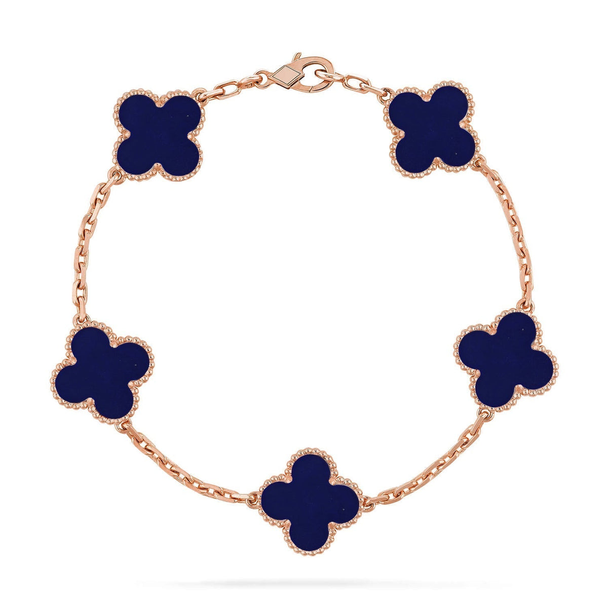 [Avelora Jewelry ]CLOVER 5 MOTIF LAPIS LAZULI BRACELET COLLECTION