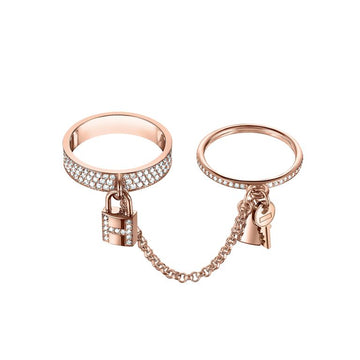 [Avelora Jewelry ]HM KELLY CLOCHETTE DOUBLE RING IN  WITH DIAMONDS