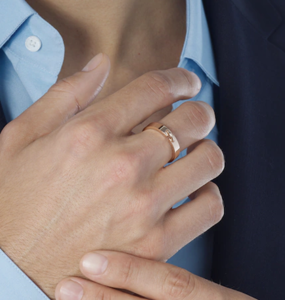 [Avelora]ALLIANCE LIENS VIDENCE 4MM RING
