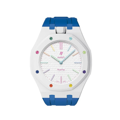 [Avelora]Royal Oak Pop Exclusive Bioceramic Case & Silicone Strap Mix Color
