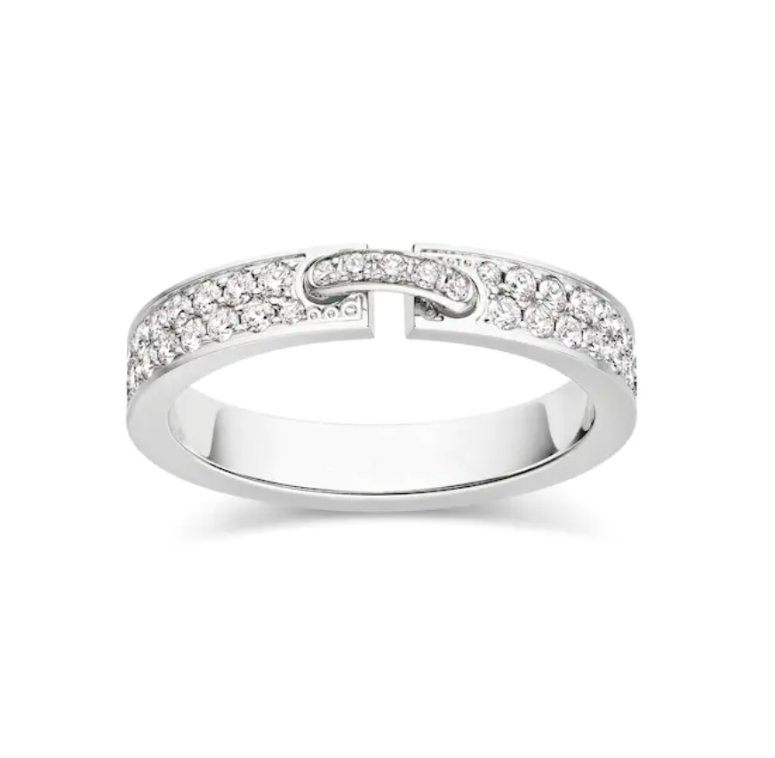 [Avelora]ALLIANCE LIENS VIDENCE PAVED DIAMOND 4MM RING
