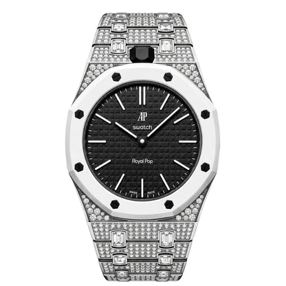 [Avelora]Royal Oak Pop Exclusive Bioceramic Case & Bioceramic Strap Full Diamond