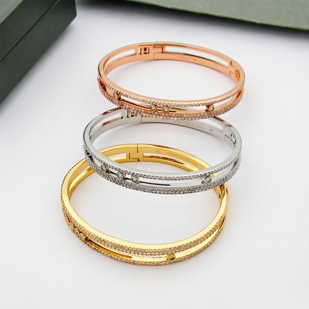 [Avelora Jewelry]Move Romane pavé bangle